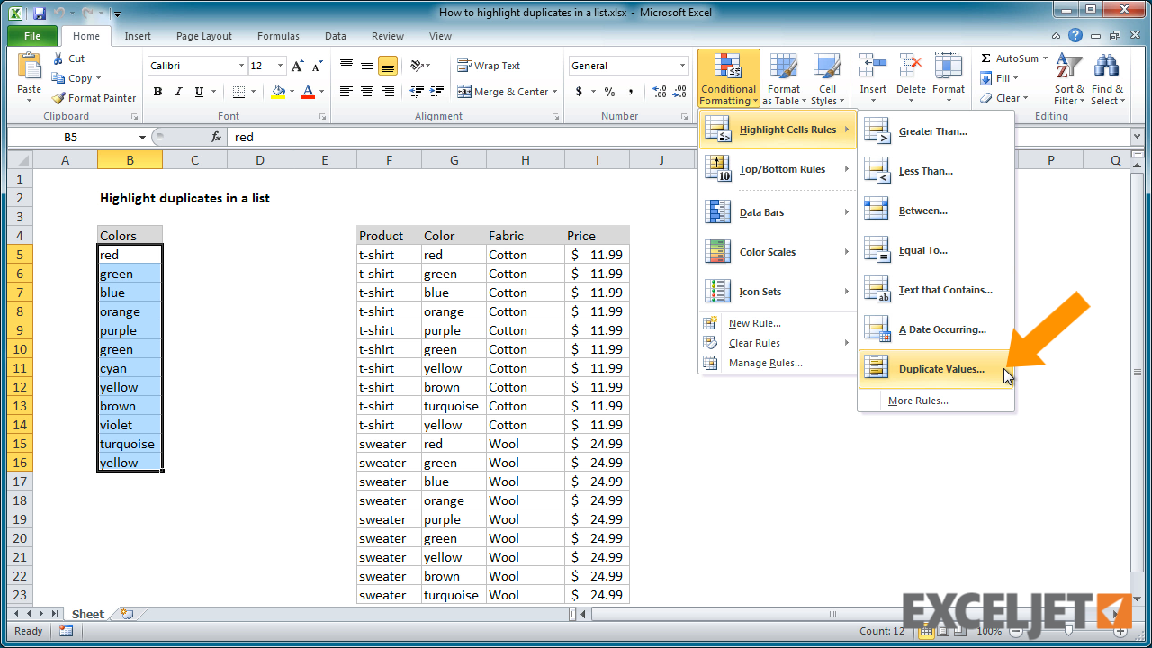 Excel find and highlight duplicate rows software 7.0 fabwyna